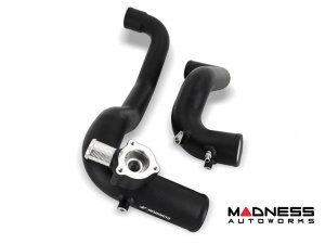 Ford Bronco Performance Intercooler Pipe and Boot Kit - 2.3L EcoBoost - Mishimoto - Wrinkle Black 